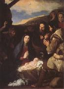 Jusepe de Ribera The Adoration of the Shepherds (mk05) Spain oil painting reproduction